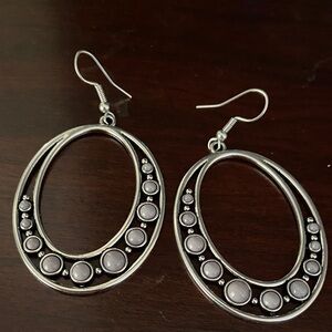 Elegant Silver Hoop Earrings